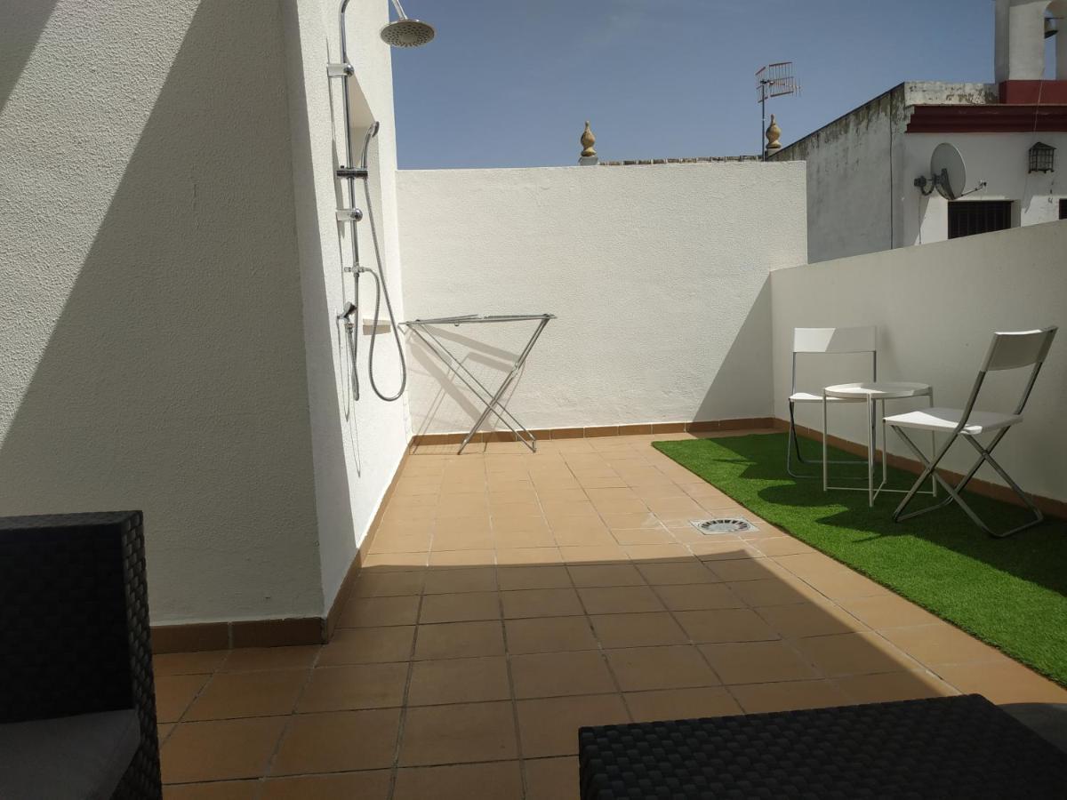 Ferienwohnung Atico En El Centro, Terraza 20 M2, Garaje, Wi-Fi, Ac Sanlúcar de Barrameda Exterior foto